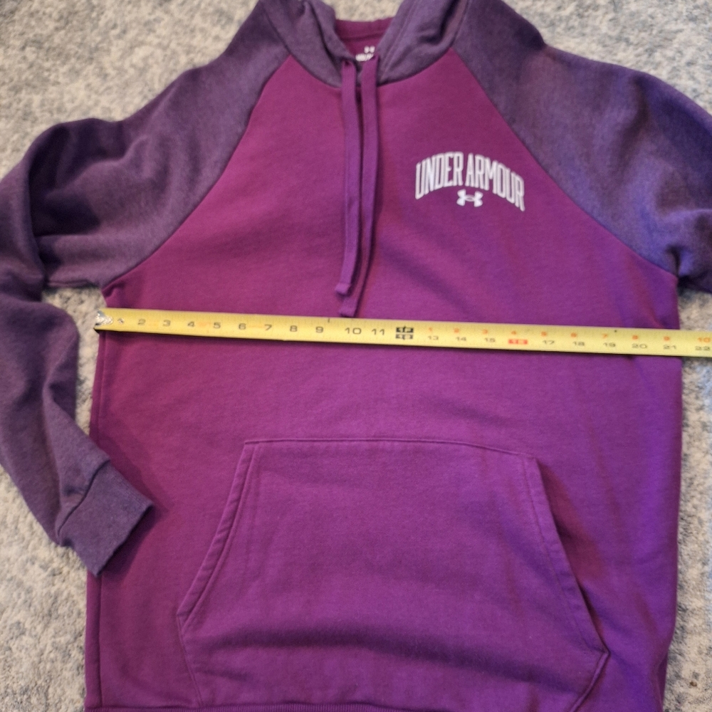 Under Armour Womens Two-Tone Purple Hoodie M
